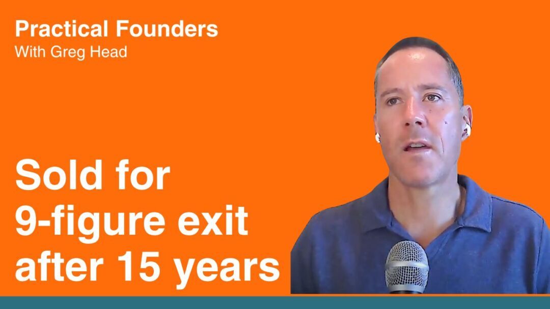#117: Bootstrapped to 9 Figure Exit in Online Education for Real Estate – Michael McAllister