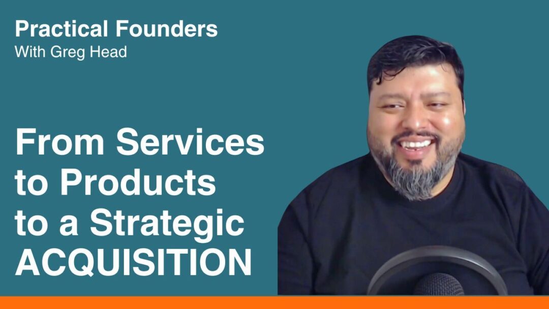 #124: From Services to SaaS Products to a Successful Acquisition in India – Sunando Bhattacharya