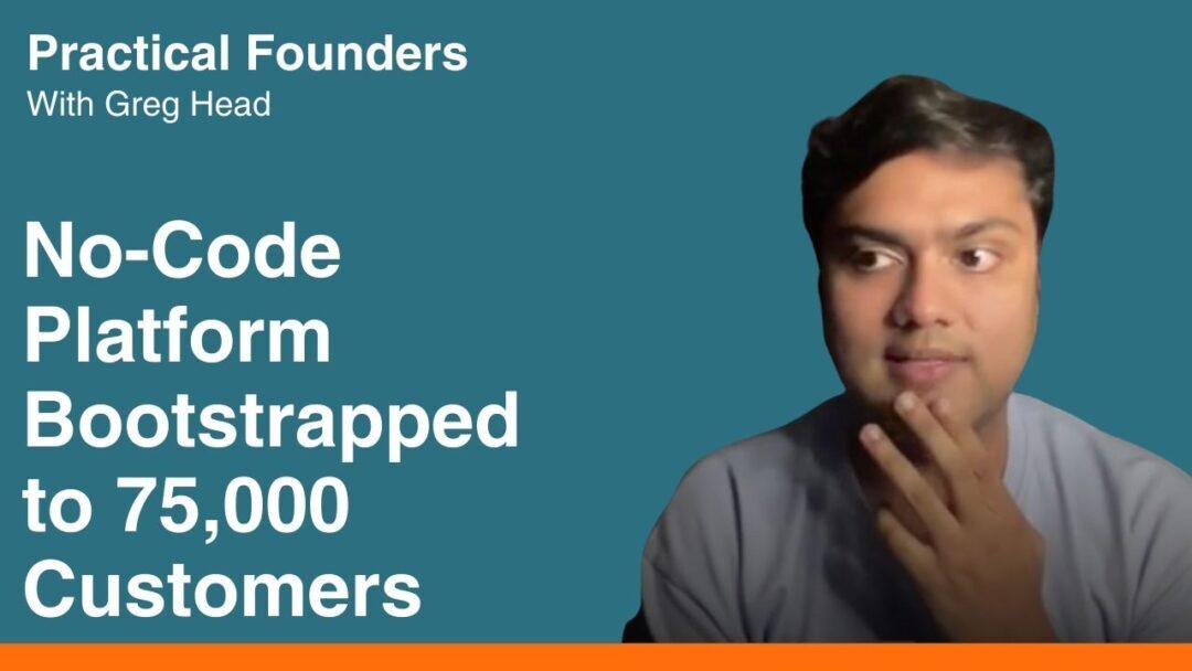#131: No-Code SaaS Platform Bootstrapped to 75,000 Customers – Rachit Khator