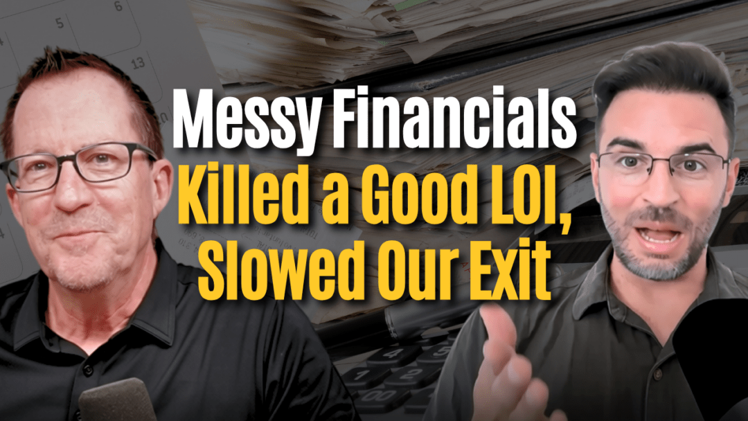 #216: Messy Financials Killed a Good LOI and Slowed a Profitable SaaS Sale – Riccardo Pisano